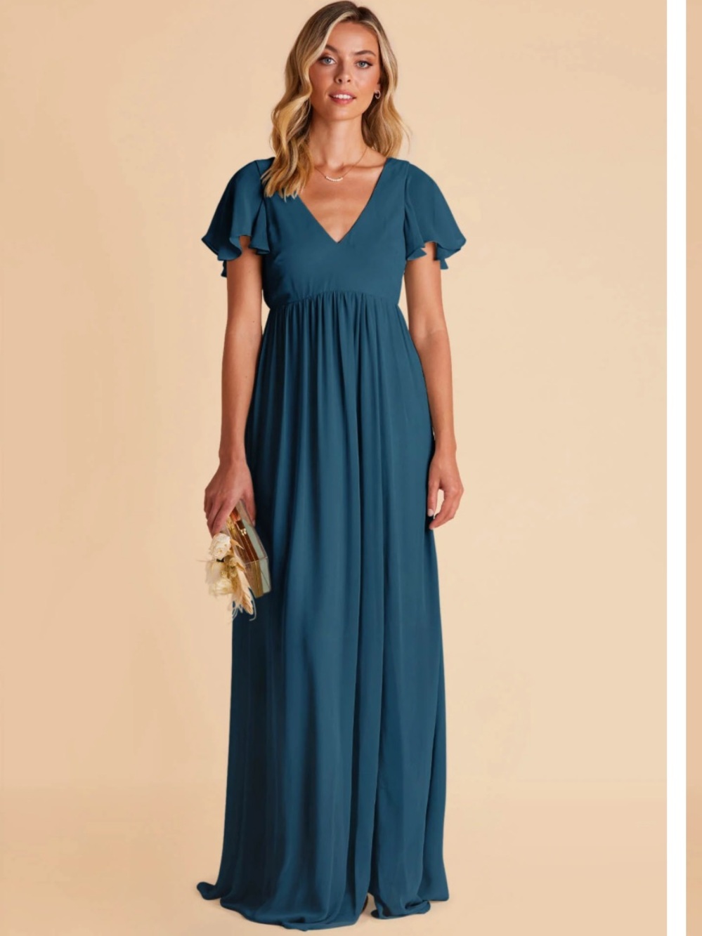 dark teal Birdy Grey Bridesmaid Dress/ maternity dress